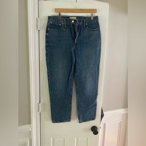 Madewell classic straight jeans